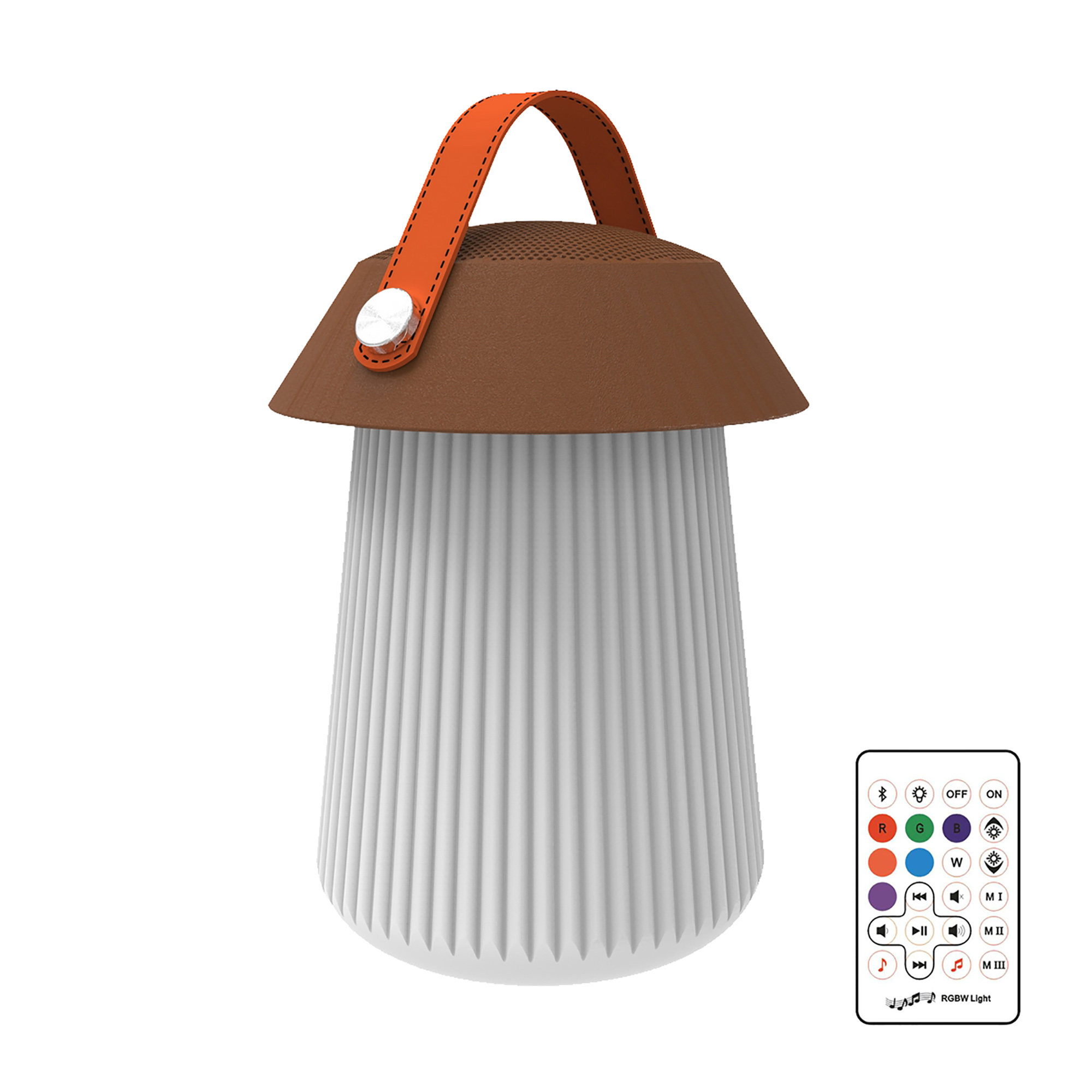 M3697  Funghi IP44 Rechargeable Battery Operated  Speaker 3W LED